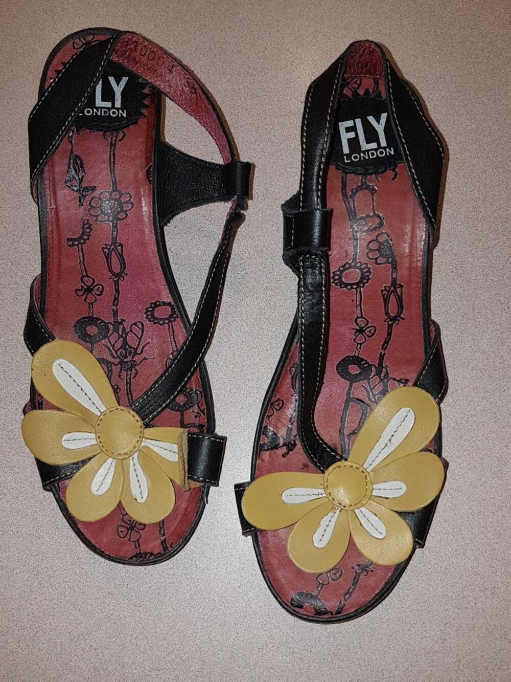 FLY London Leather Sandals